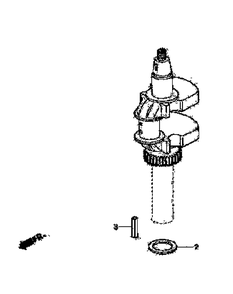 Gxv620k1 Crankshaft Diagram and Parts List for M48-HN 53AB5E6V750-20-HP Cub Cadet Lawn Tractor
